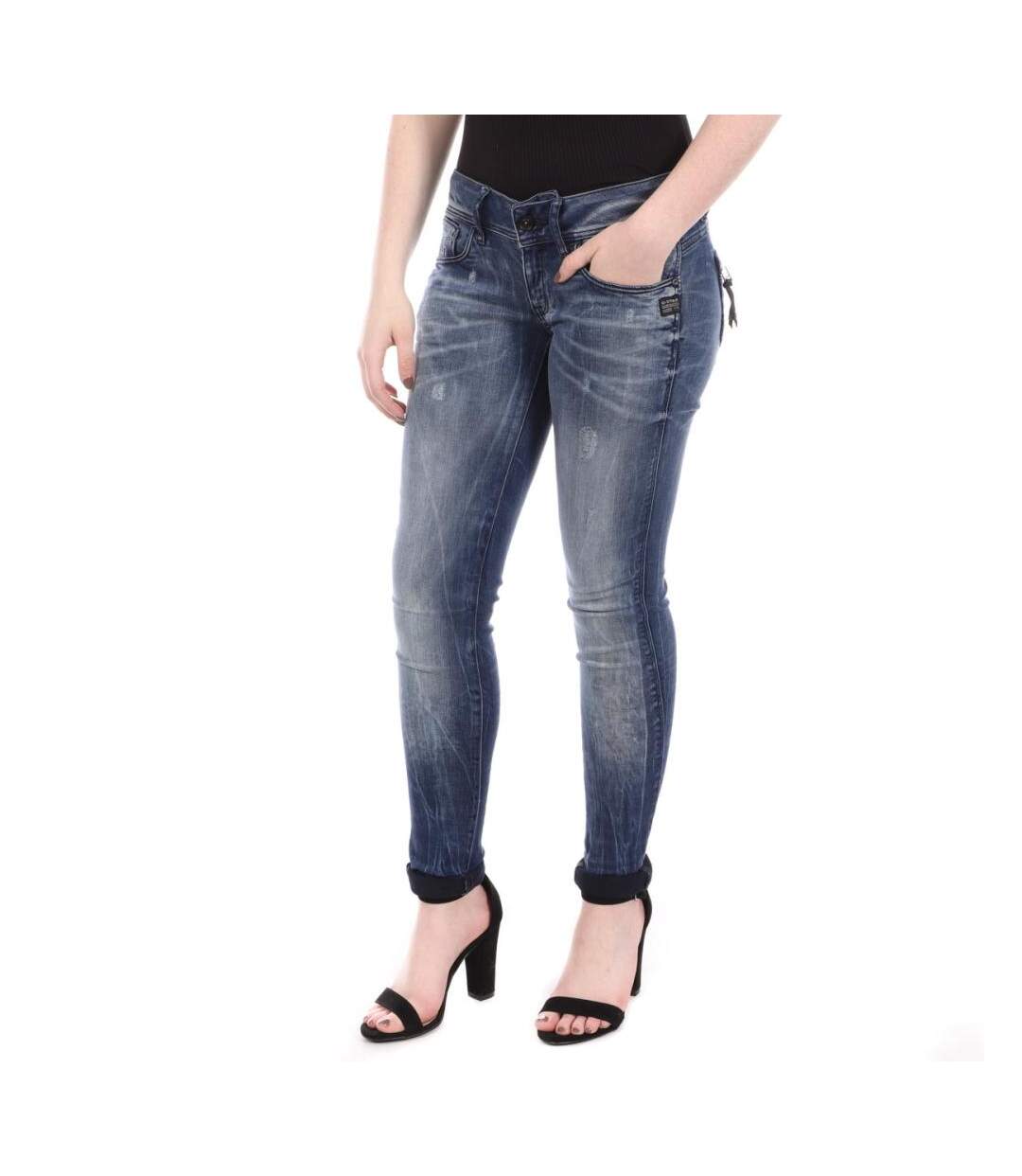 Jean Skinny Bleu Usé Femme G-Star Midge Cody - W31-L32-1