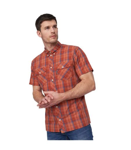Duck and Cover Mens Femington Checked Shirt (Red) - UTBG1010