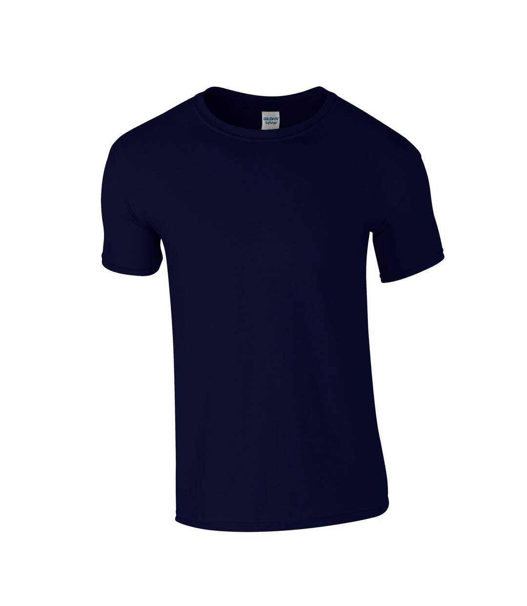 Mens Short Sleeve Soft-style T-shirt Navy Blue Gildan-1