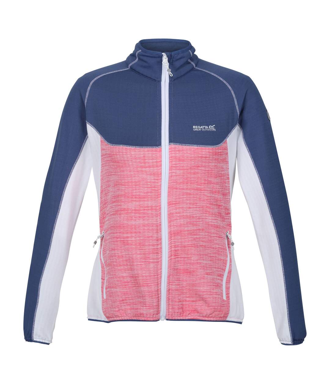 Womens/ladies Hepley Full Zip Fleece Jacket Fruit Dove Dusty Denim Regatta-2