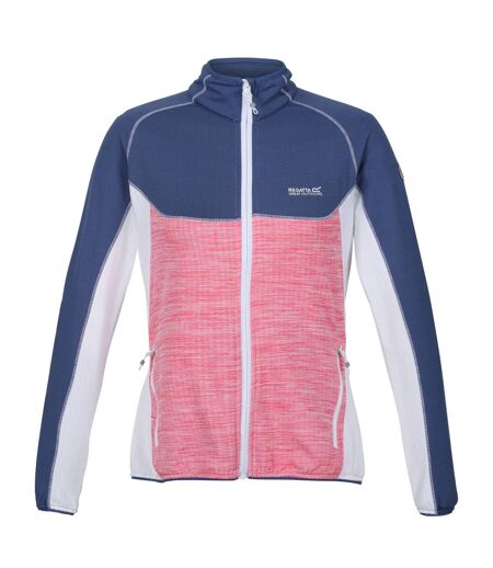 Regatta Womens/Ladies Hepley Full Zip Fleece Jacket (Fruit Dove/Dusty Denim) - UTRG8859