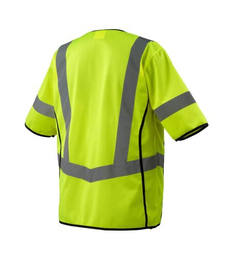 Gilet Haute Visibilité Manches Courtes Safe Supreme Packwood Adulte Jaune Fluo Mascot