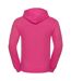 Sweat à capuche homme fuchsia Russell Russell