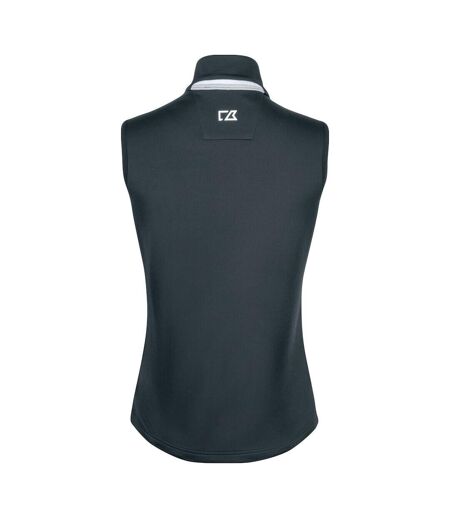 Womens/ladies Snoqualmie Fleece Gilet Charcoal Cutter & Buck