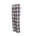 Skinnifit Womens/Ladies Tartan Lounge Pants (White/Pink Check) - UTRW6025-4