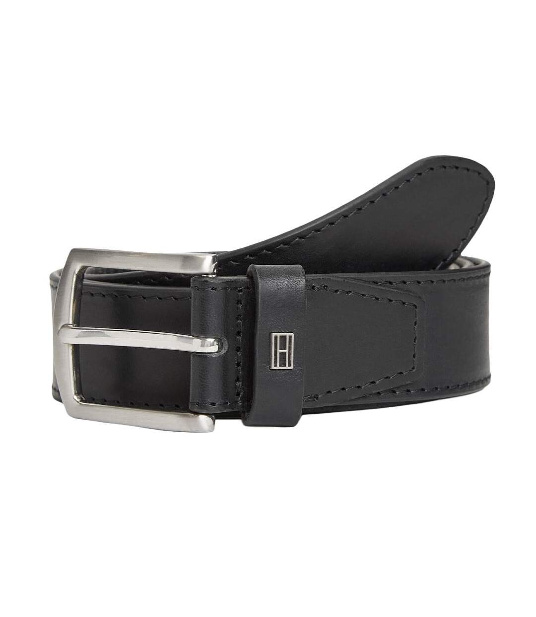 Ceinture noire homme tommy hilfiger dentones-1