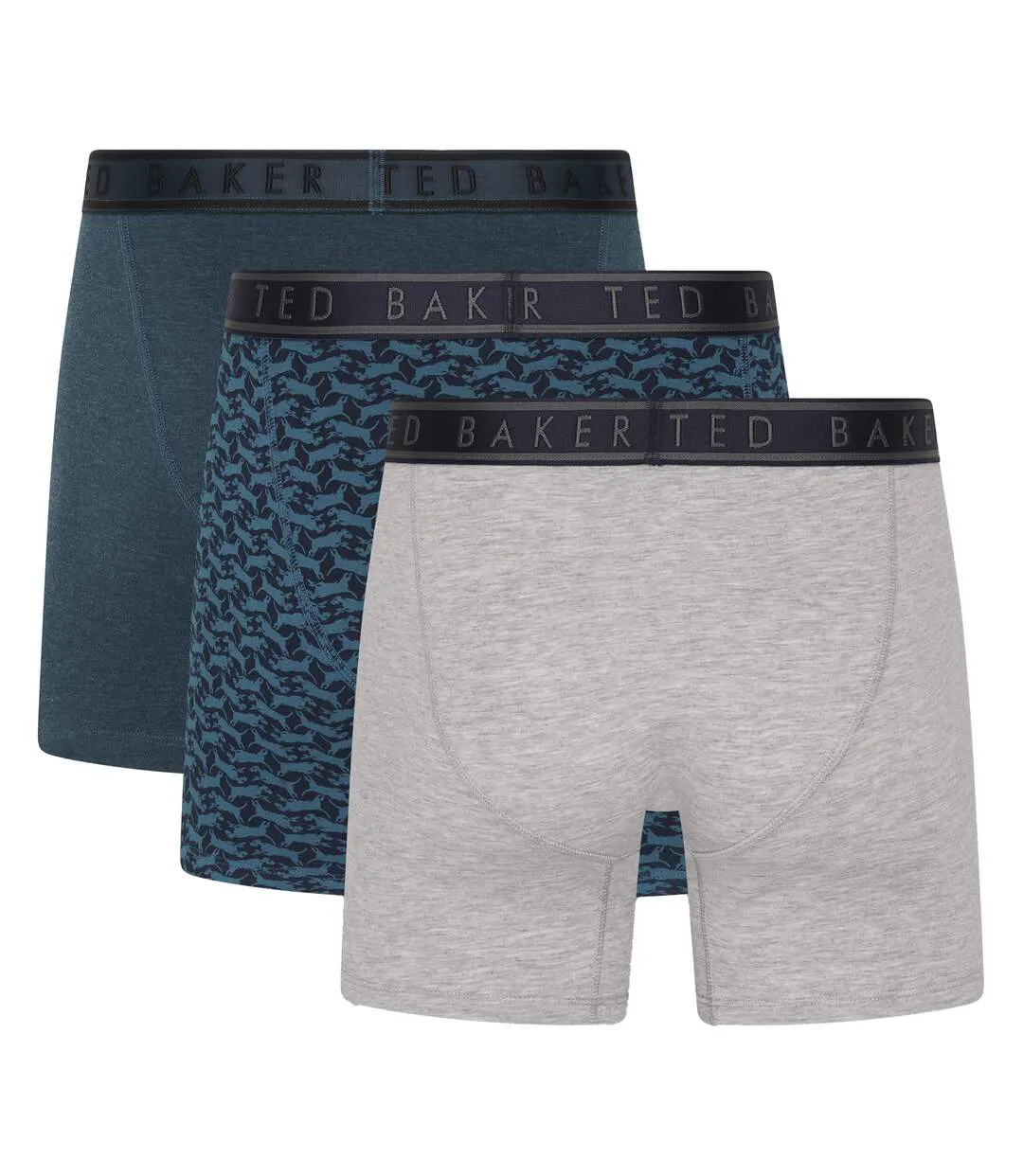 3 Pack Mens Soft Breathable Cotton Boxer Brief Underwear-2