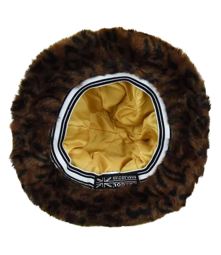 Bob Décontracté Motif/style Imprimé Léopard Femme Marron Kangol