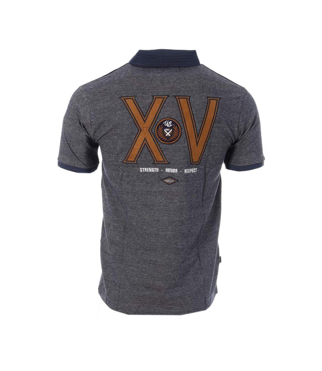 Polo marine homme union black pro-2