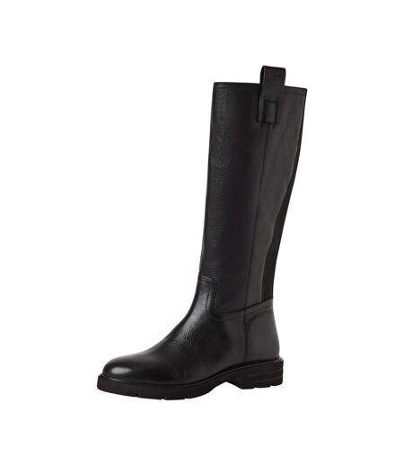 Bottes Plate Cuir Tamaris