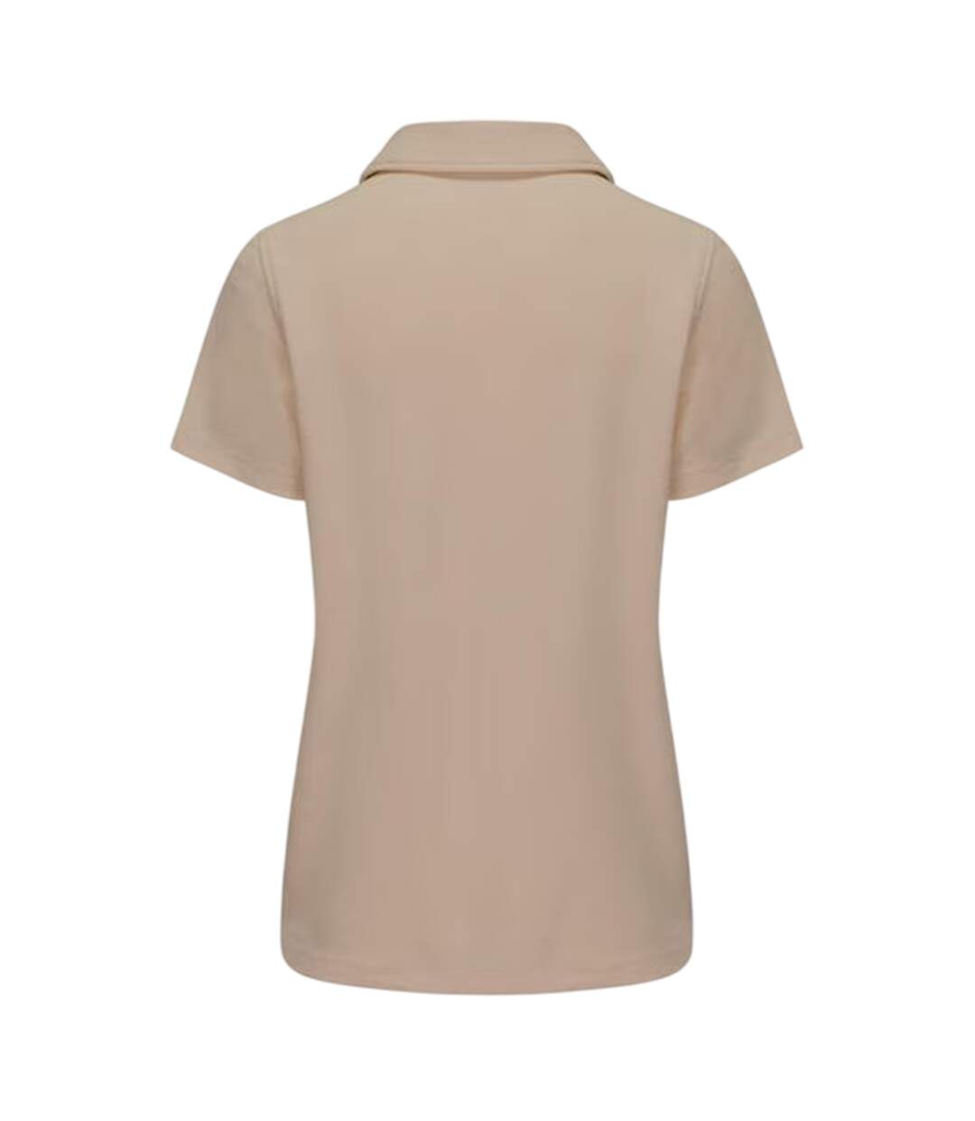 Polo Motif/style Logo Femme Beige Slazenger-2