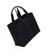 Wrap canvas tote bag one size black/black Brand Lab