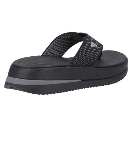 Womens/ladies surff two tone flip flops black FitFlop