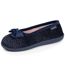 Isotoner Chaussons Ballerines femme microvelours semelle ergonomique, mousse à mémoire forme-1