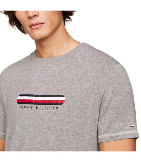 T-shirt Style Logo Lounge Homme Gris Tommy Hilfiger
