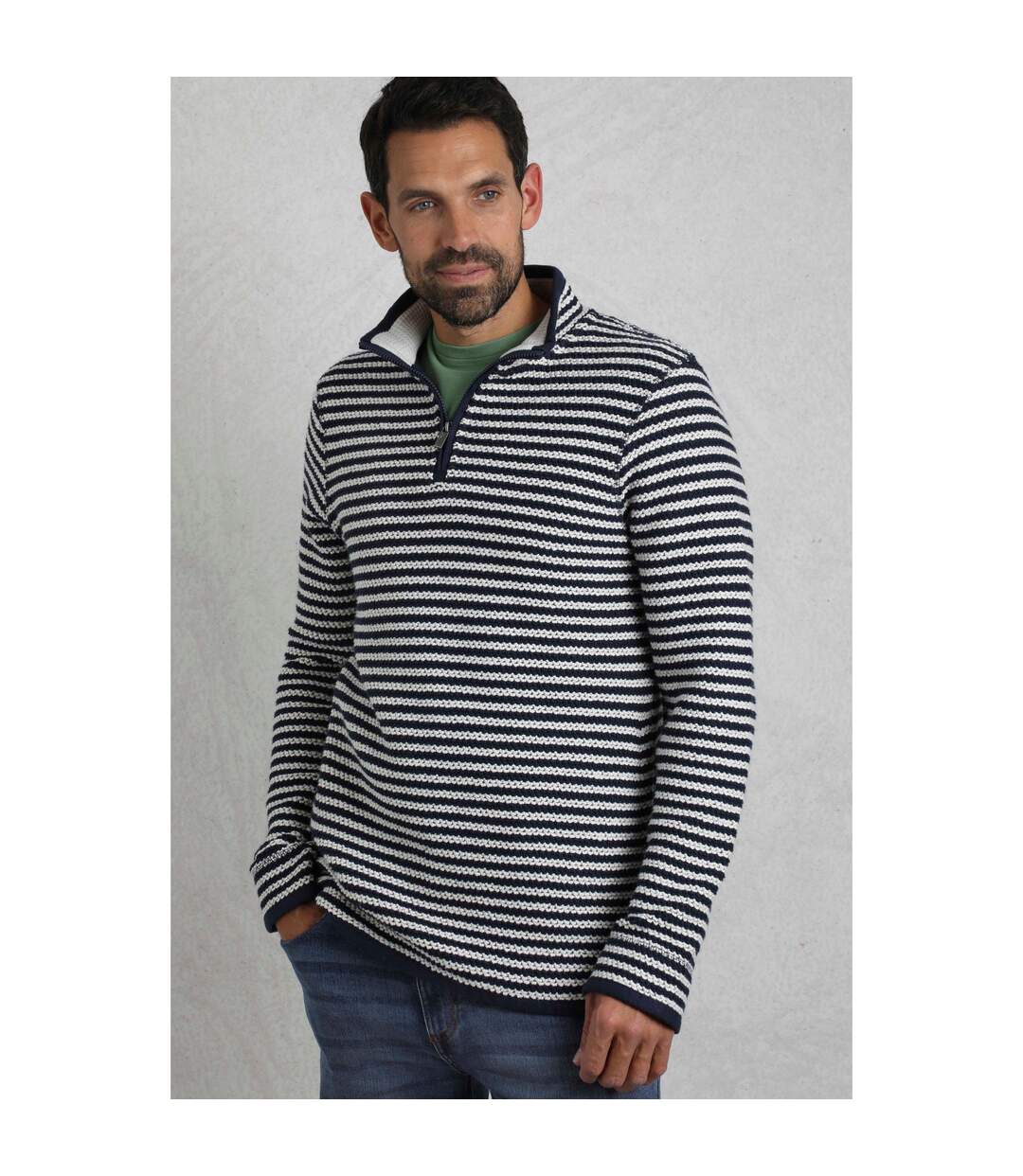 Pull shorling homme écru Weird Fish-3