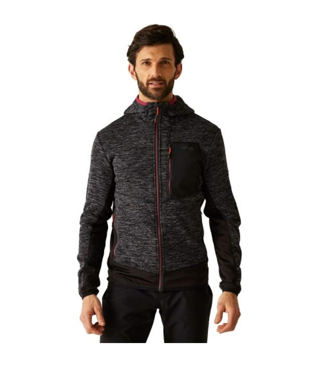 Veste Alven Homme Noir Chiné Noir Regatta-1