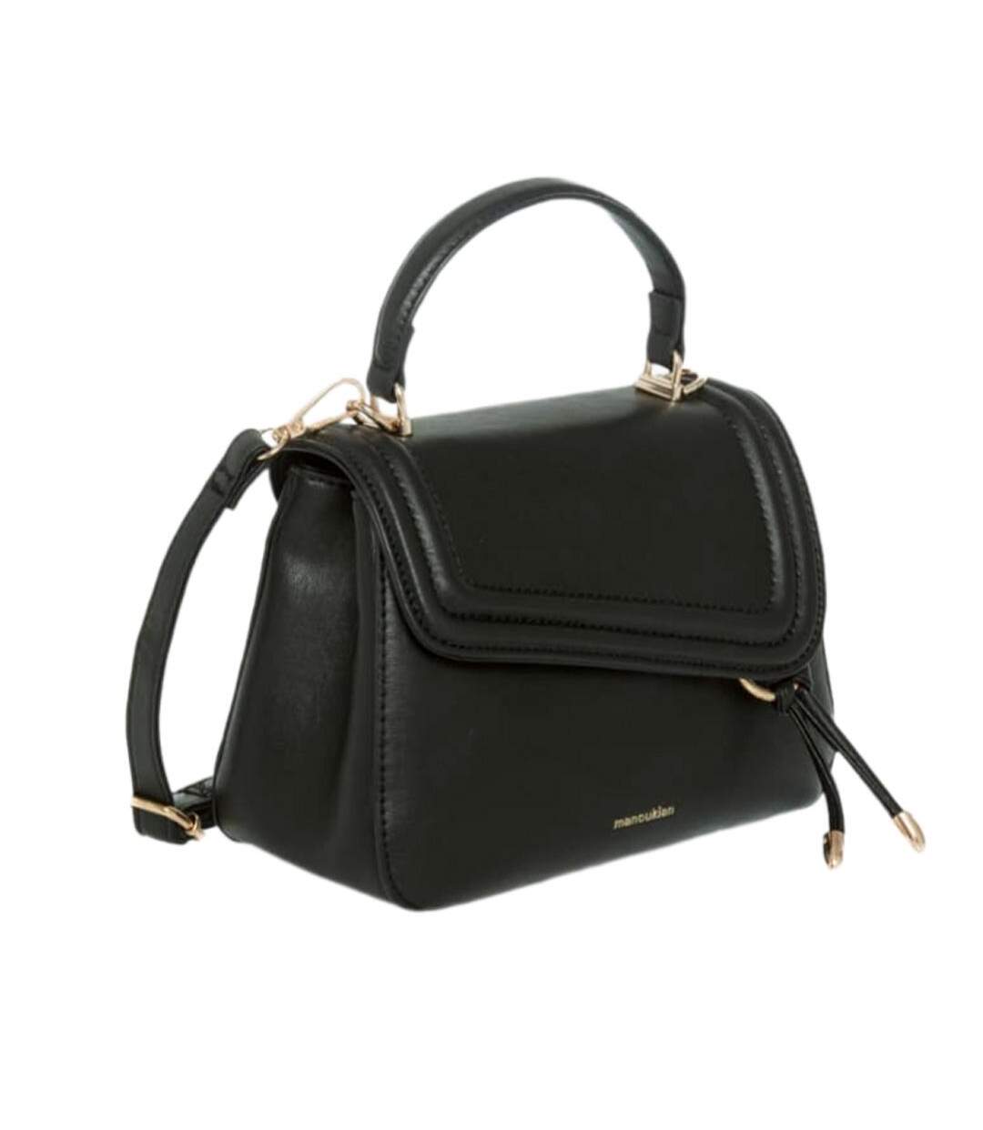 Sac à bandoulière noir femme manoukian melissa-1