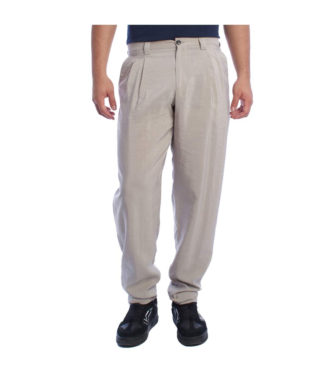 Men's Pleated Chino Pants I1PWI0-1