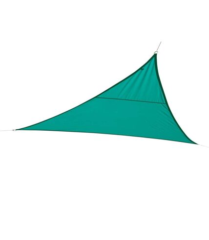 Voile d'ombrage triangulaire Curacao - 4 x 4 x 4 m - Bleu émeraude