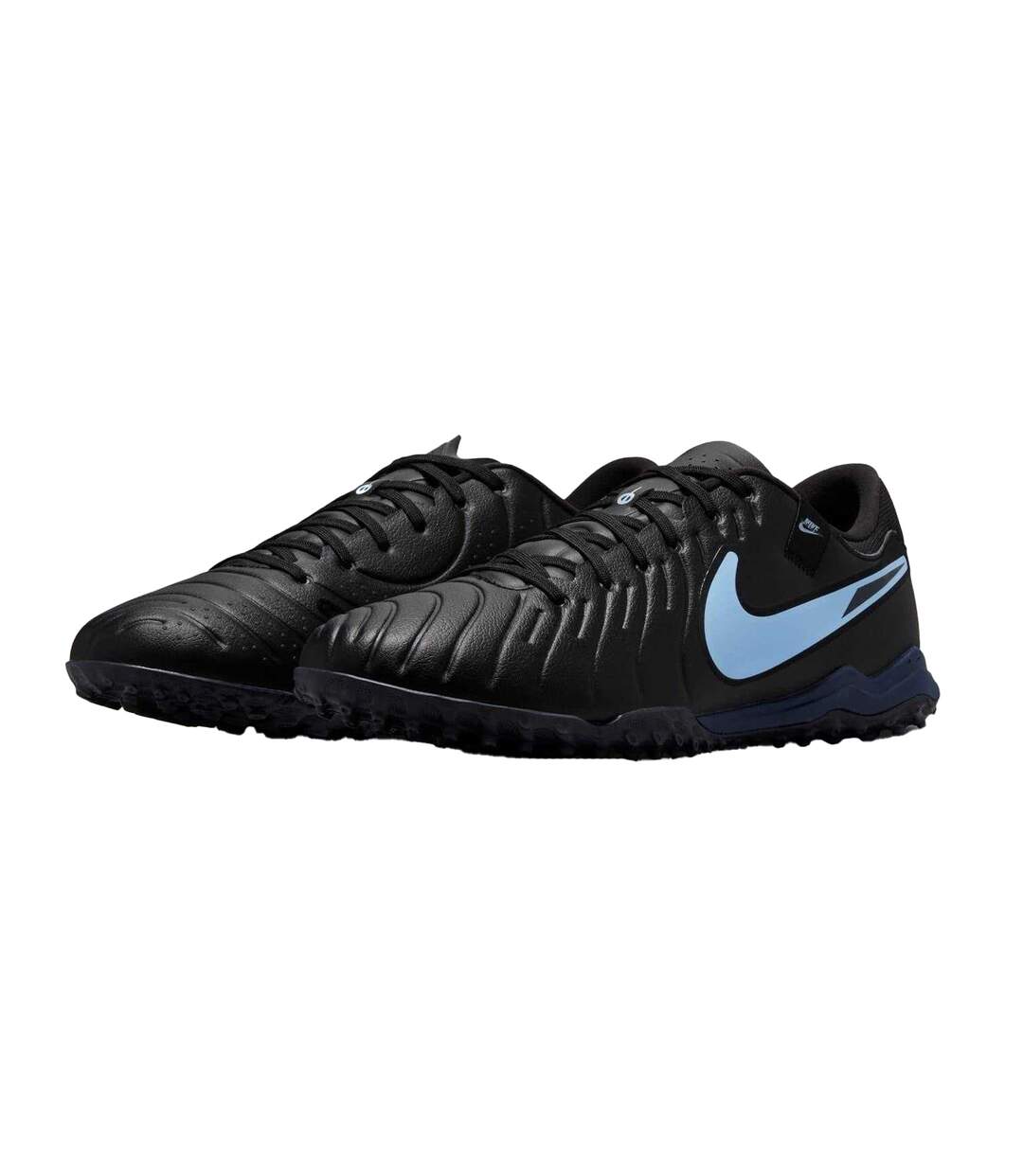 Unisex Adult Tiempo Legend 10 Leather Turf Training Football Boots Black Nike-4