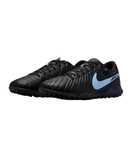 Unisex Adult Tiempo Legend 10 Leather Turf Training Football Boots Black Nike