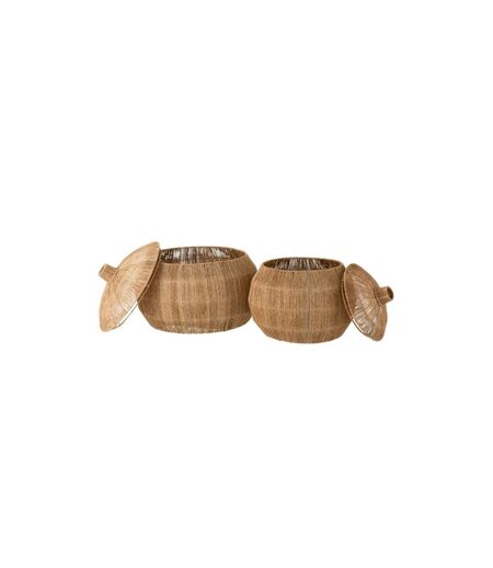 Lot de 2 Paniers en Jute Dantya 55cm Naturel