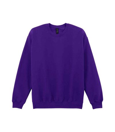 Mens softstyle midweight sweatshirt purple Gildan