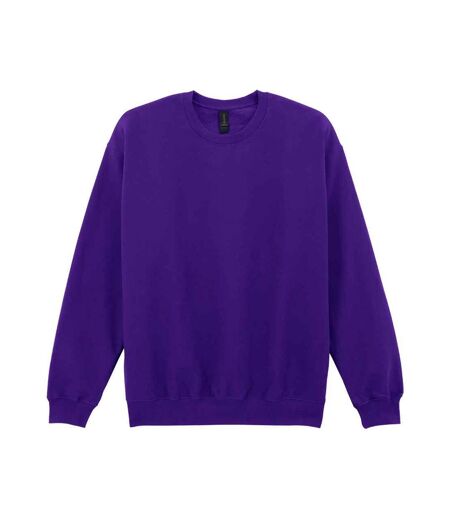 Mens softstyle midweight sweatshirt purple Gildan