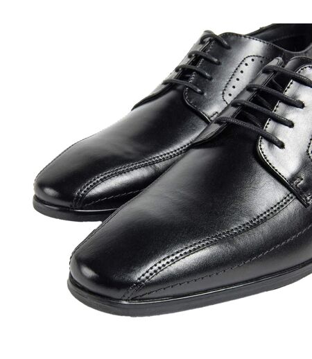 Mens Duke Leather Derby Shoes Black POD