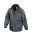 Mens Work-guard Vostex Long Coat / Workwear Waterproof & Windproof Black Result-1