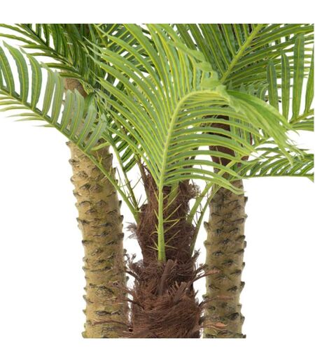 Plante Artificielle en Pot 3 Palmiers 300cm Vert