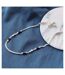 925 Silver Black Beaded Braided Chain Indian Asian Payal Thin Anklet