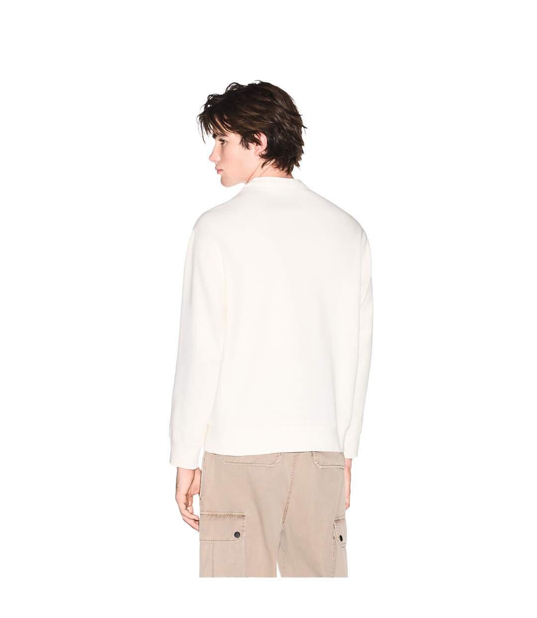 Sweat Homme Crème Armani Exchange-4