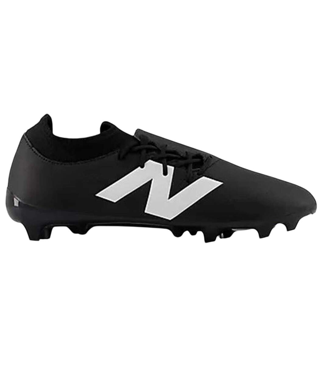 Chaussures De Foot Pour Terrain Ferme Tekela Team Homme Noir Blanc New Balance-1