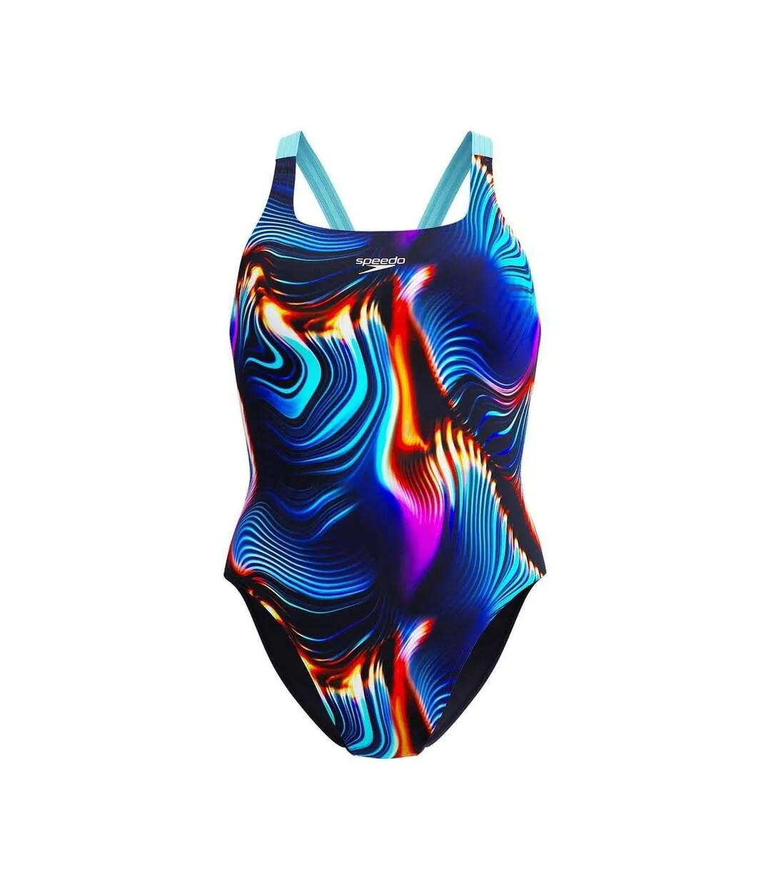 Maillot De Bain 1 Pièce Motif/style Abstrait Club Femme Noir Abstrait Speedo-2