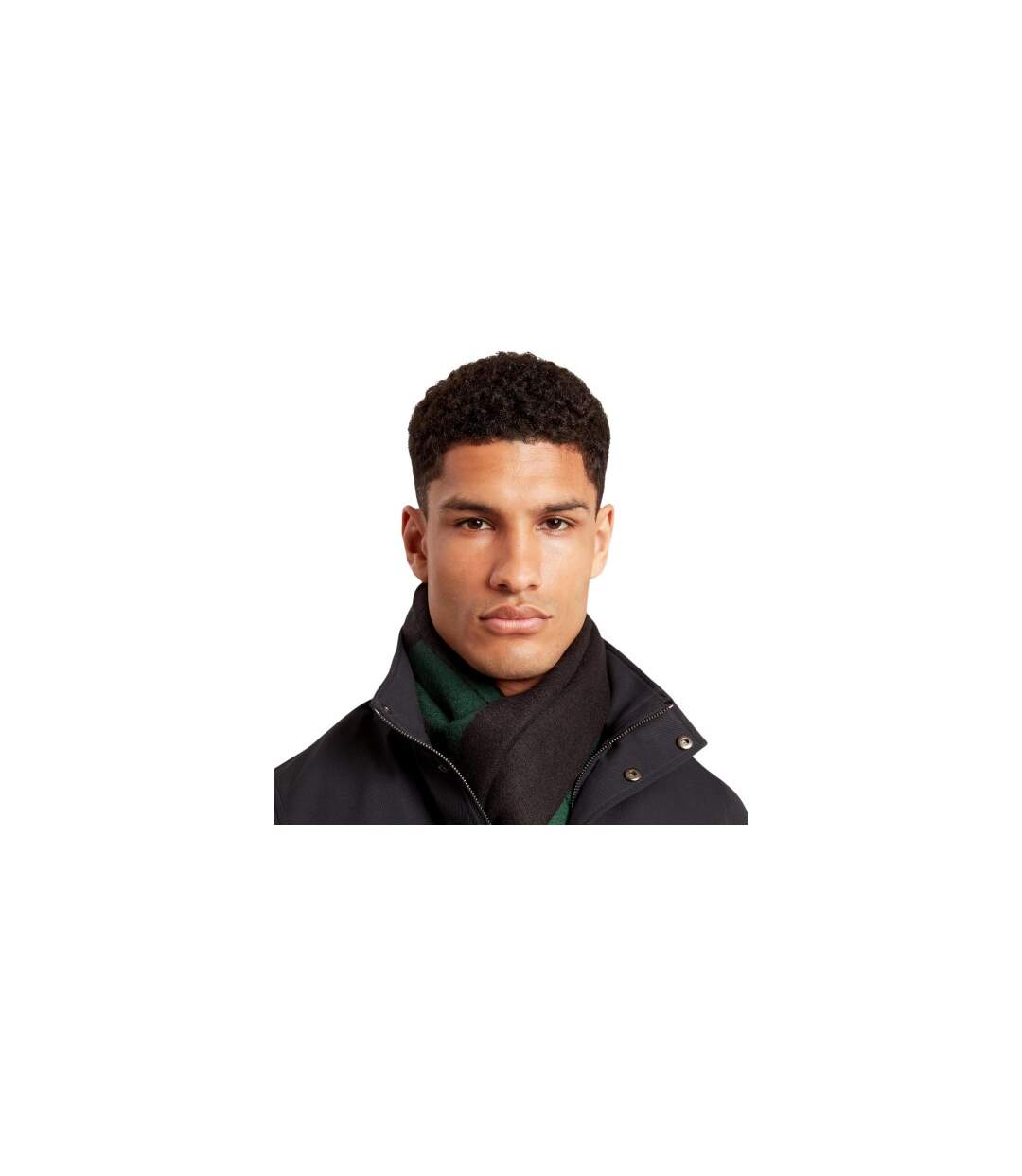 Lettering Knitted Reversible Scarf One Size Dark Green Ted Baker-1