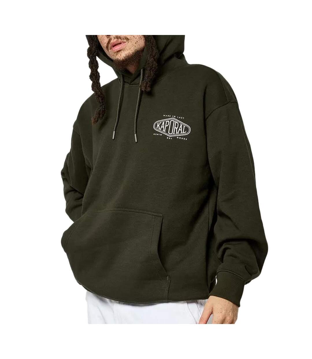 Sweat capuche kaki homme kaporal vardoh - xxl-1