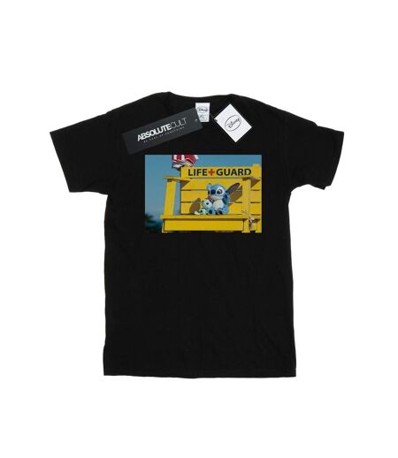 Disney - T-shirt LILO AND STITCH LIFE GUARD - Femme (Noir) - UTBI17180
