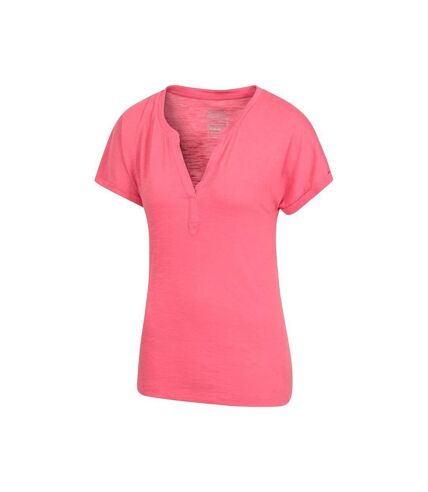 Mountain Warehouse Womens/Ladies Skye Slub T-Shirt (Pink) - UTMW113