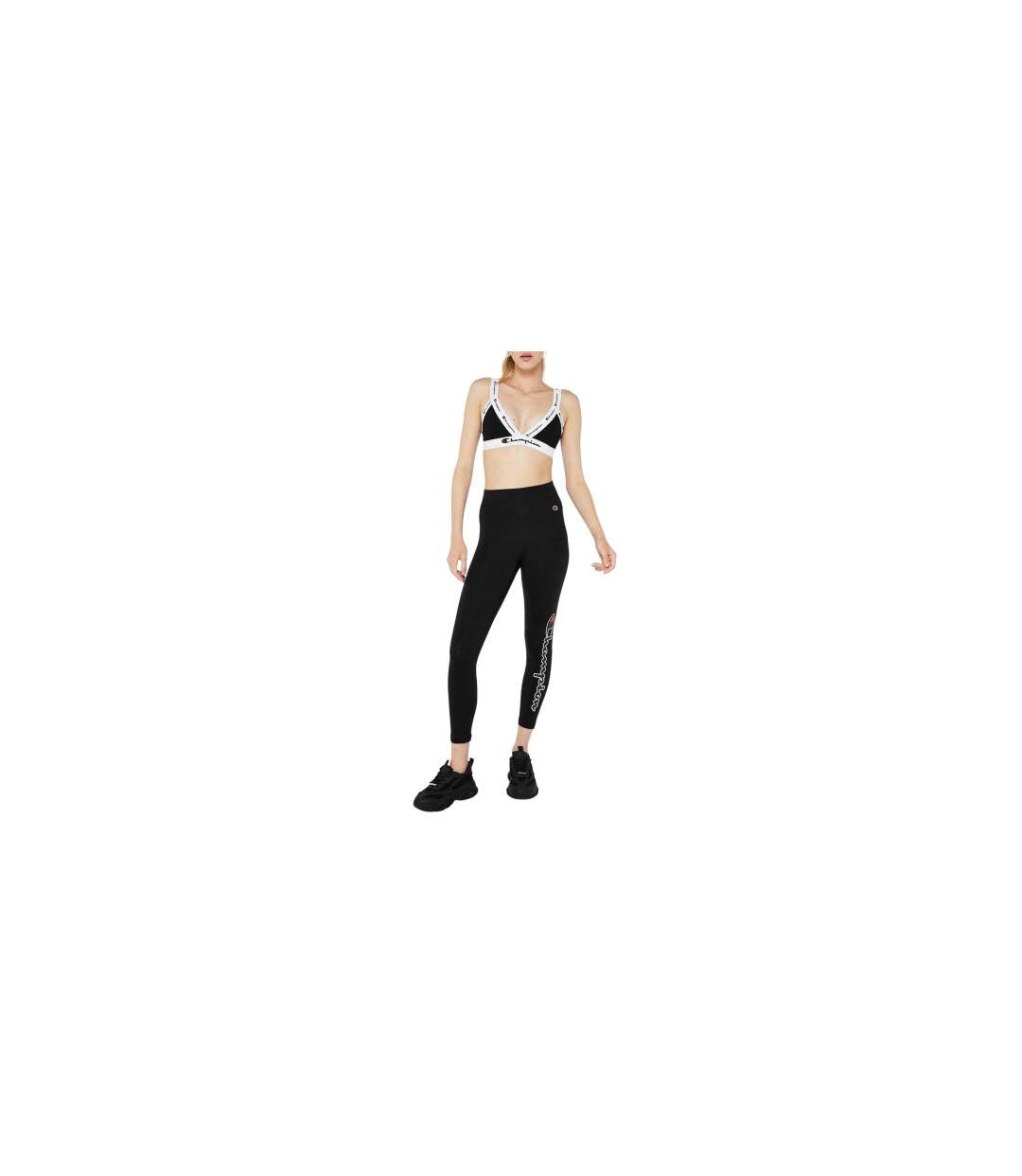 Legging Motif/style Texte Femme Noir Champion-1