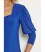 Tunique stretch décolleté carré manches 3/4-4