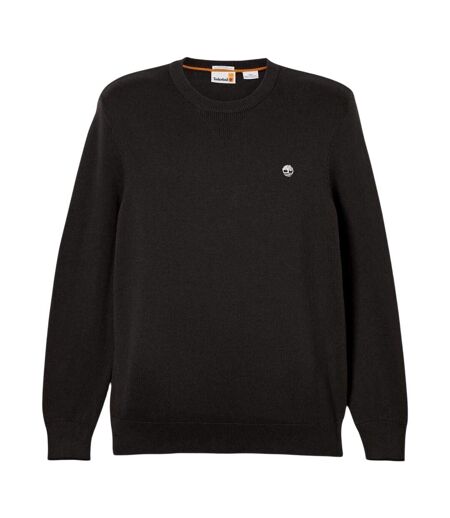 Mens Johns River Cotton Jumper Black Timberland