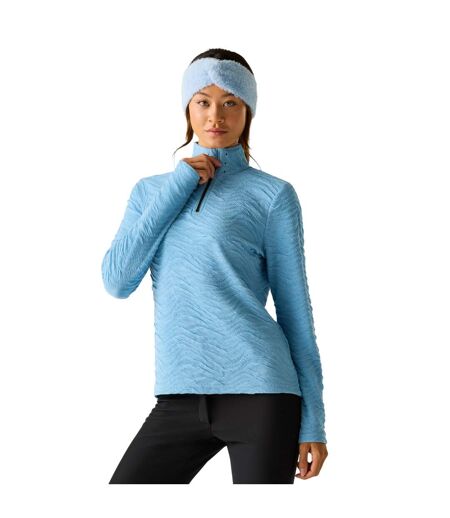 Haut De Sport Motif/style Matelassé Glamourize Femme Bleu Pâle Dare 2B