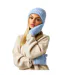 Ensemble Bonnet Et Gants Motif/style Lettrage Bleu Pâle Jack Wills-4