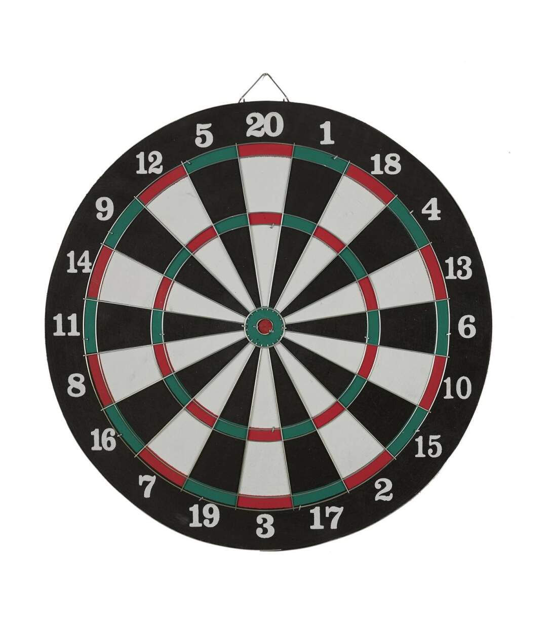 Jeu de Fléchettes 1 Cible 38cm Noir & Vert-1