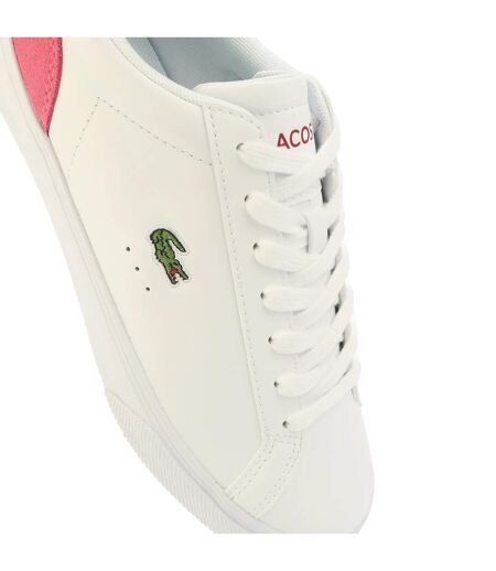 Baskets lerond pro femme blanc / rose Lacoste