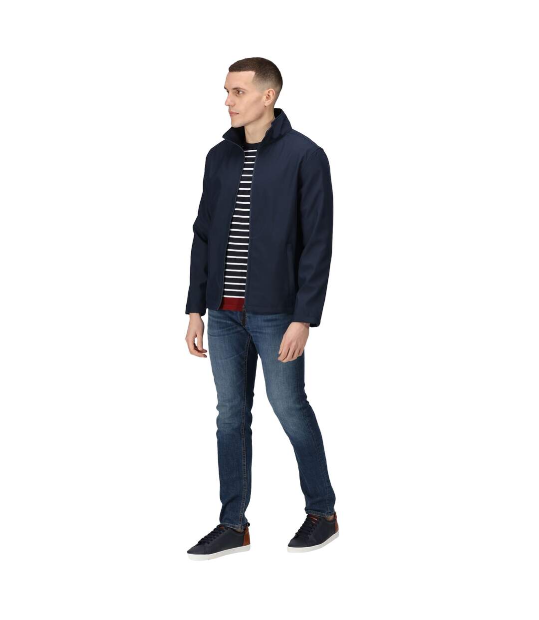 Regatta Classic Mens Water Repellent Softshell Jacket (Navy) - UTRG2166-4