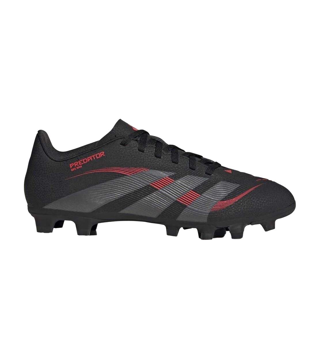 Chaussures De Foot Pour Terrain Ferme Predator Club Homme Noir Gris Adidas-1