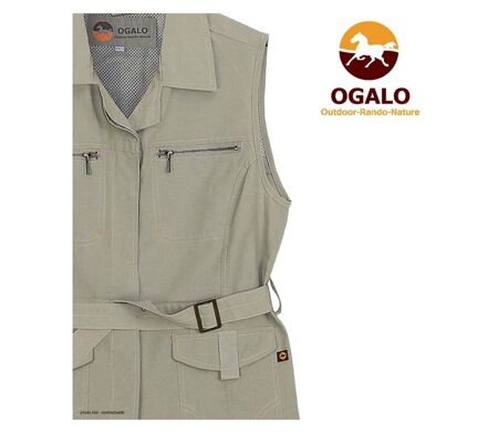 OGALO Rando 919043U002 Gilet sans manches femme : La veste outdoor fonctionnelle et robuste pour le plein air